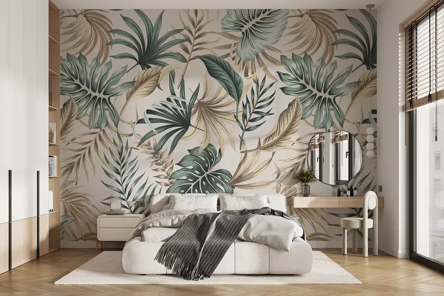 murales de pared Hojas de colores u51888