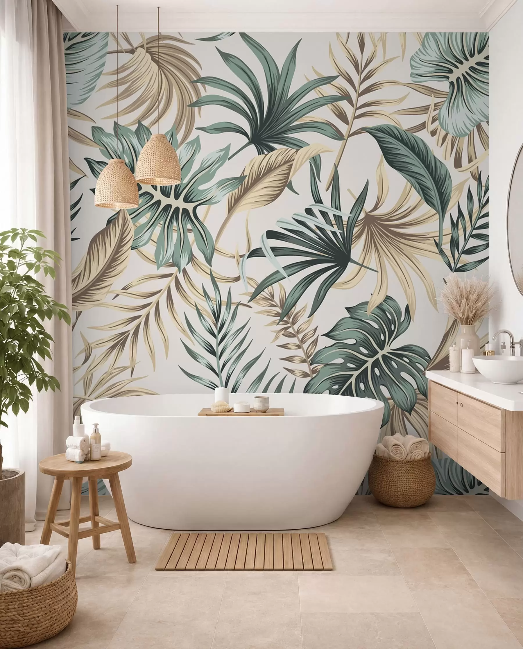 murales de pared Hojas de colores u51888