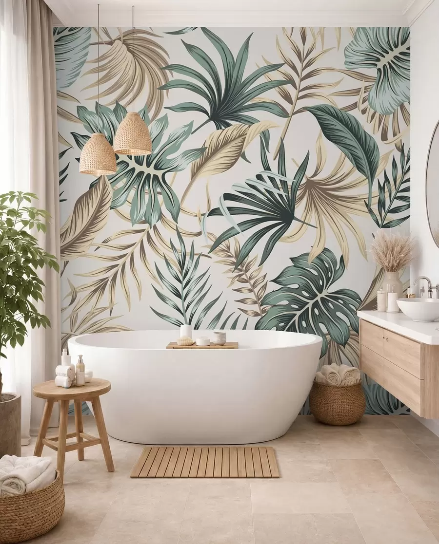 murales de pared Hojas de colores u51888
