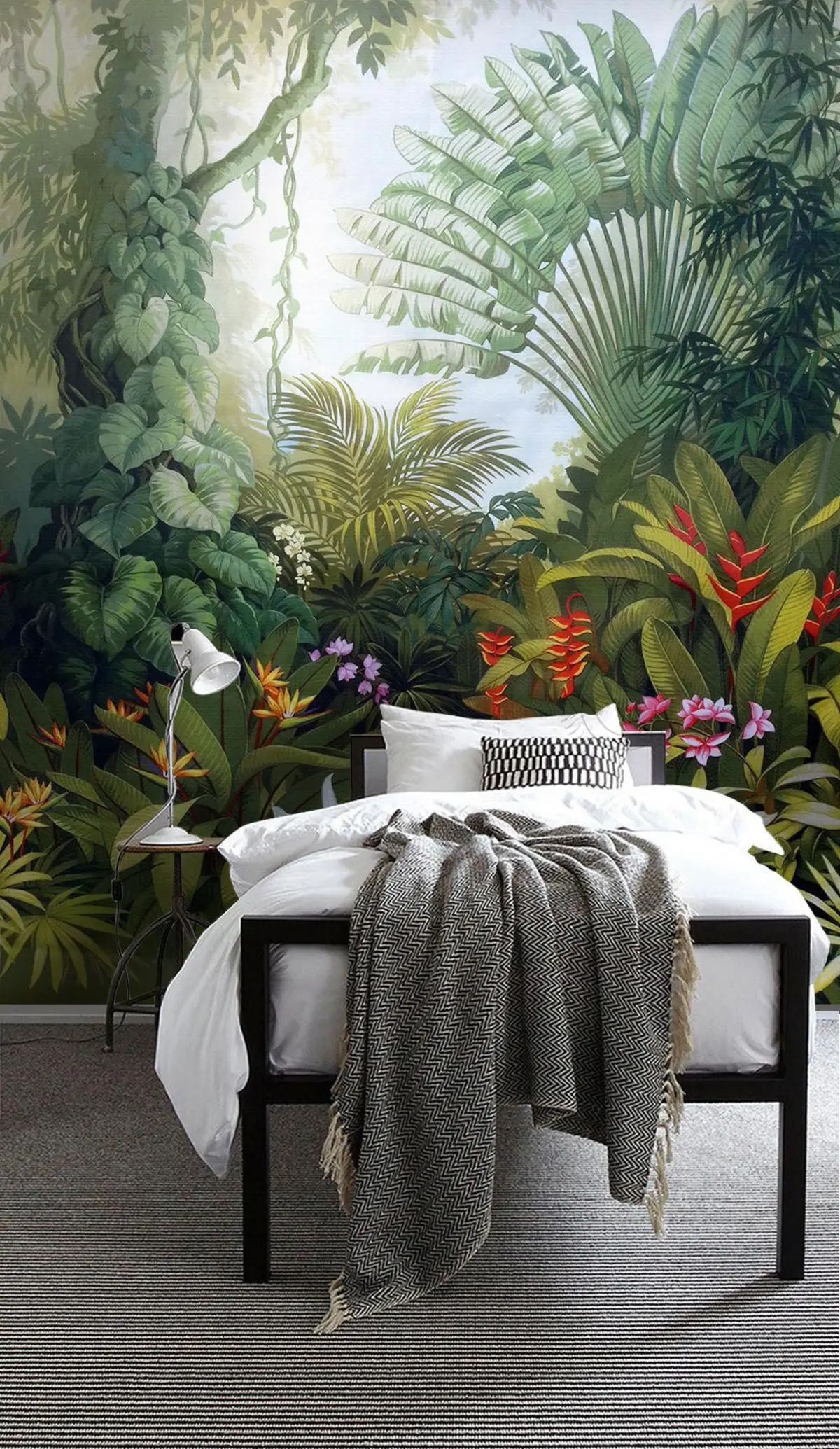 murales de pared Bosque tropical brillante u02708