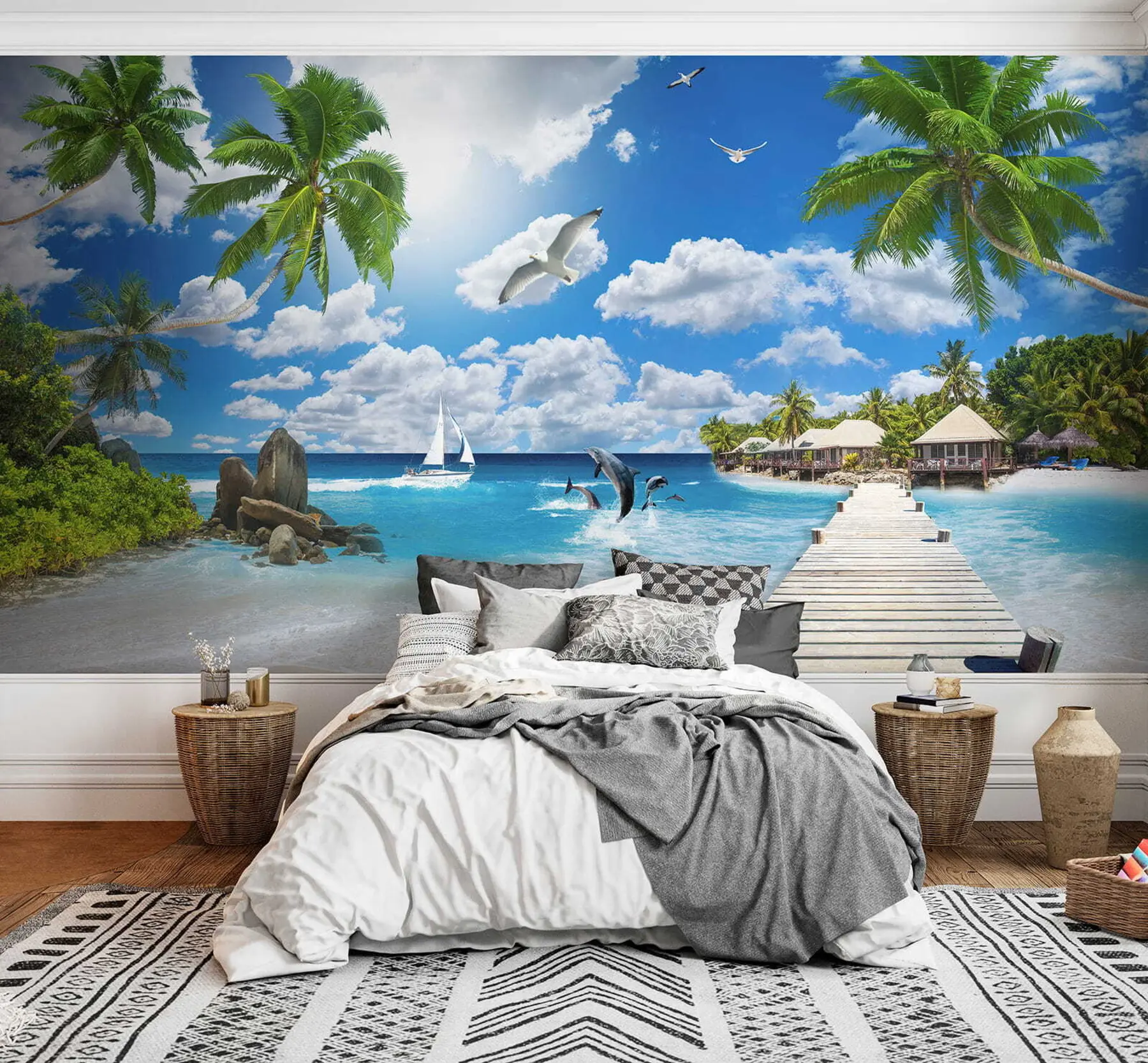 murales de pared Isla del Paraiso u06969