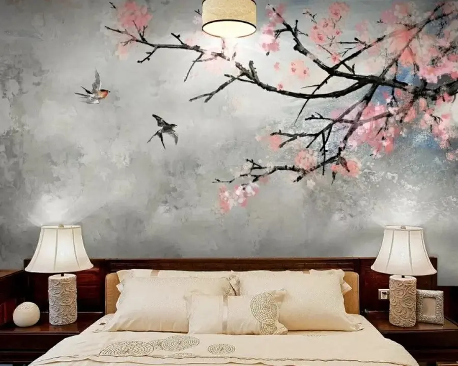 murales de pared Rama floreciente u21853
