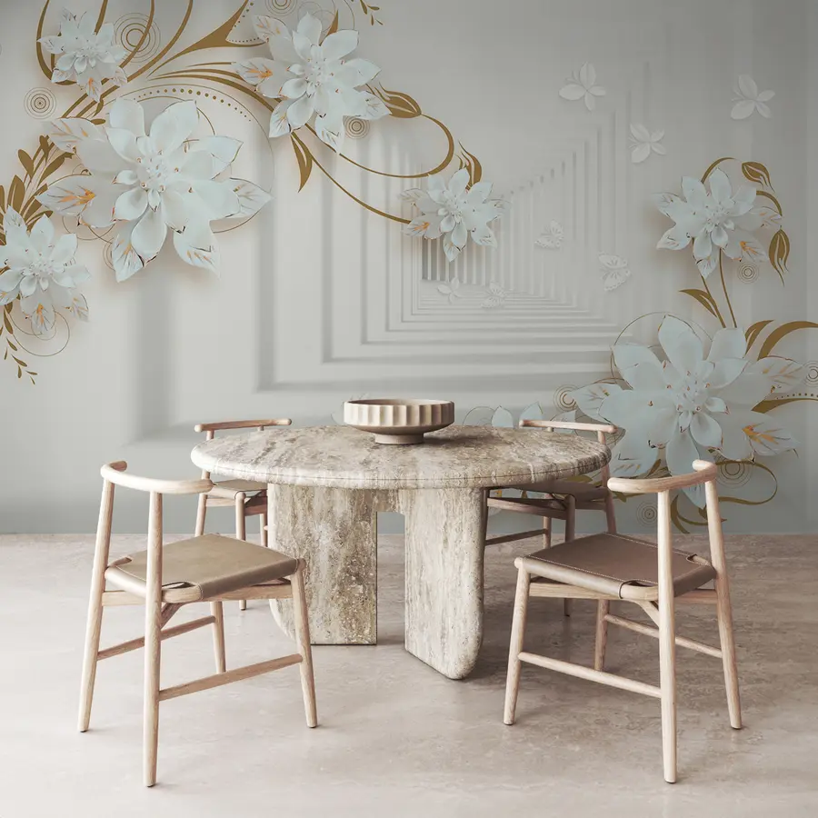 Murales de pared Flores en el tunel u21861 murales de pared Flores en el tunel u21861