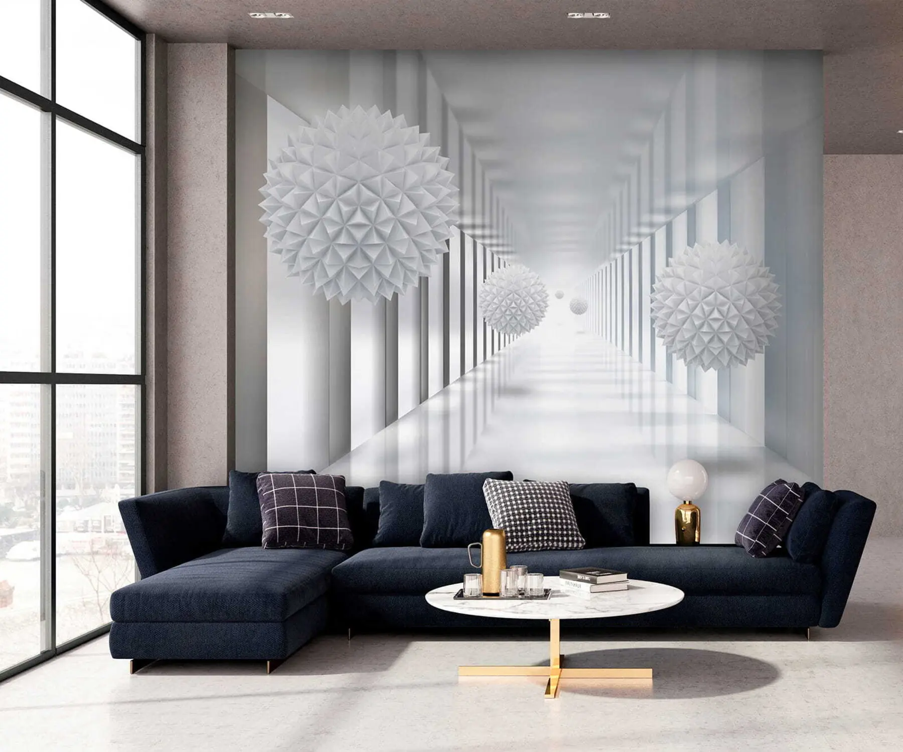 Murales de pared Bolas en el tunel u24571 murales de pared Bolas en el tunel u24571