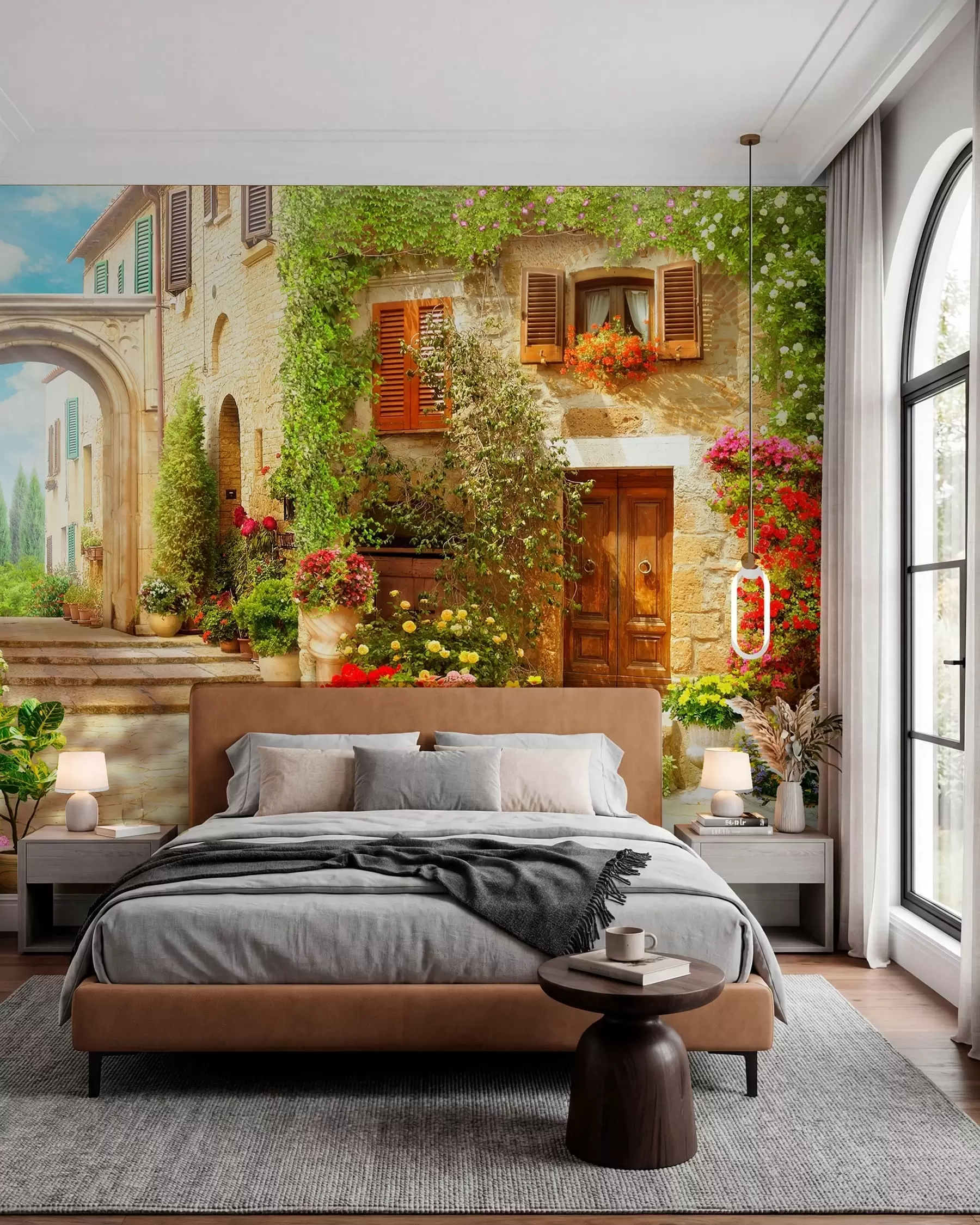 murales de pared Calle acogedora u25419