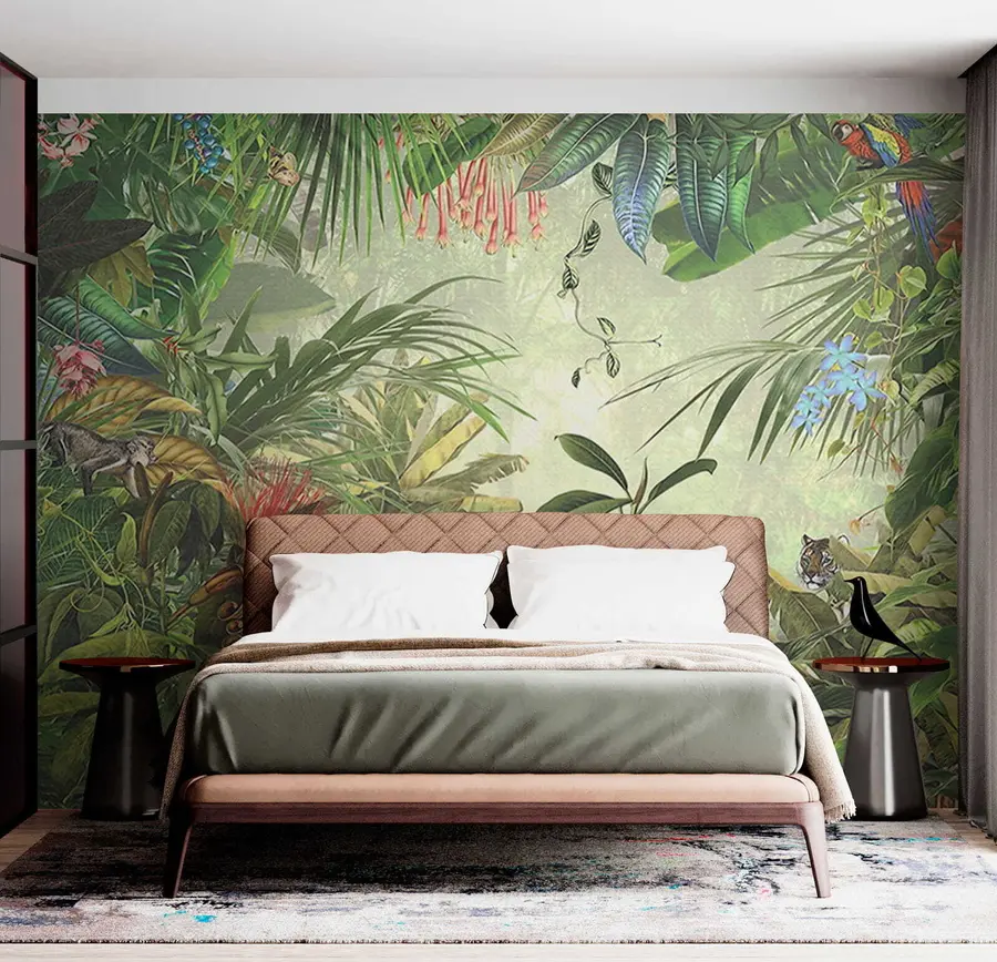 murales de pared Hojas tropicales u29981