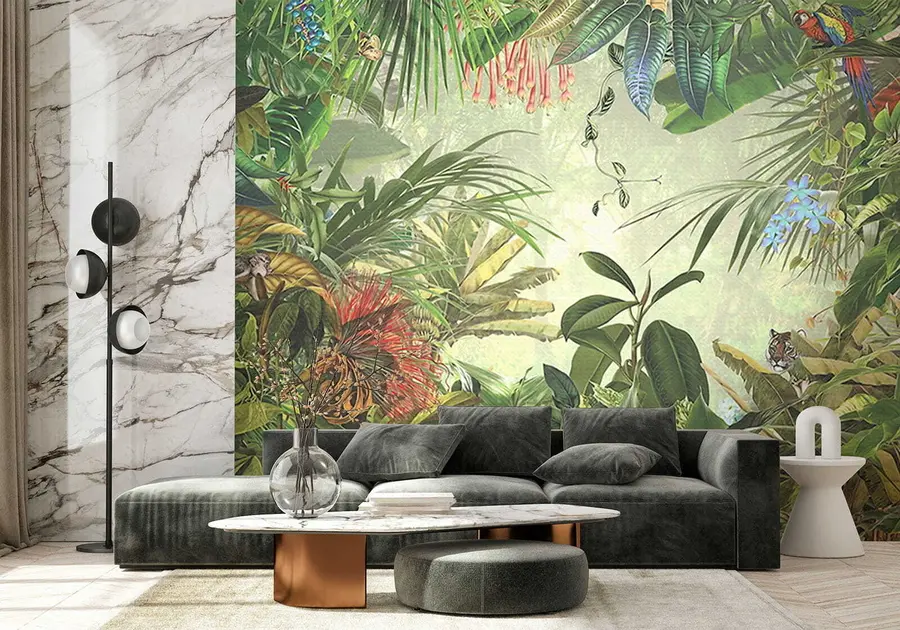 murales de pared Hojas tropicales u29981