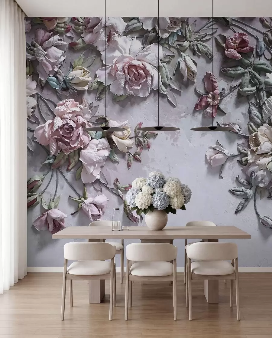 murales de pared Flor, planta y pétalo u31869