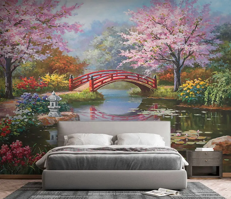 murales de pared Jardín japonés u35418