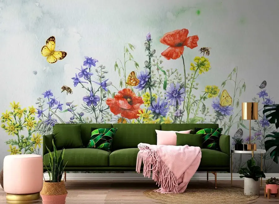 murales de pared Ramo de verano u43104