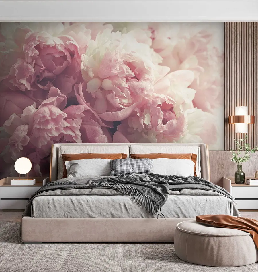 murales de pared Peonias delicadas u44746