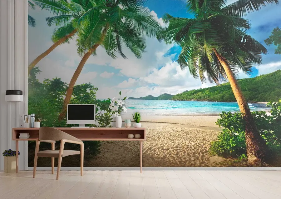 murales de pared Descansa bajo las palmeras u53753