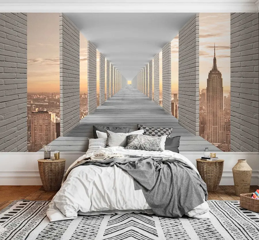 murales de pared Túnel con vistas a Nueva York u59788