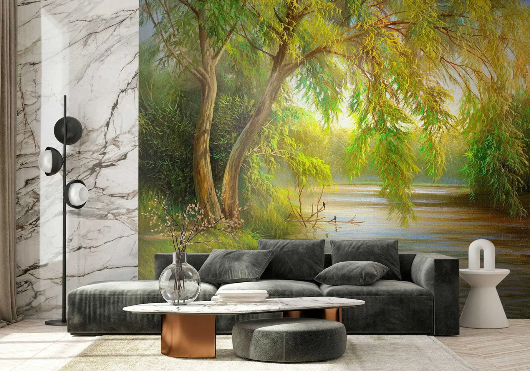 murales de pared árbol sabio u62865
