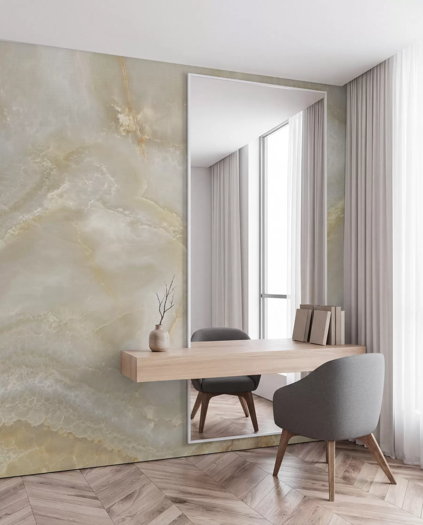 murales de pared Mármol beige u20722