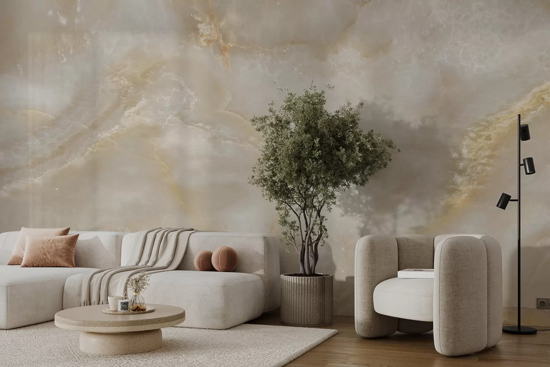 murales de pared Mármol beige u20722