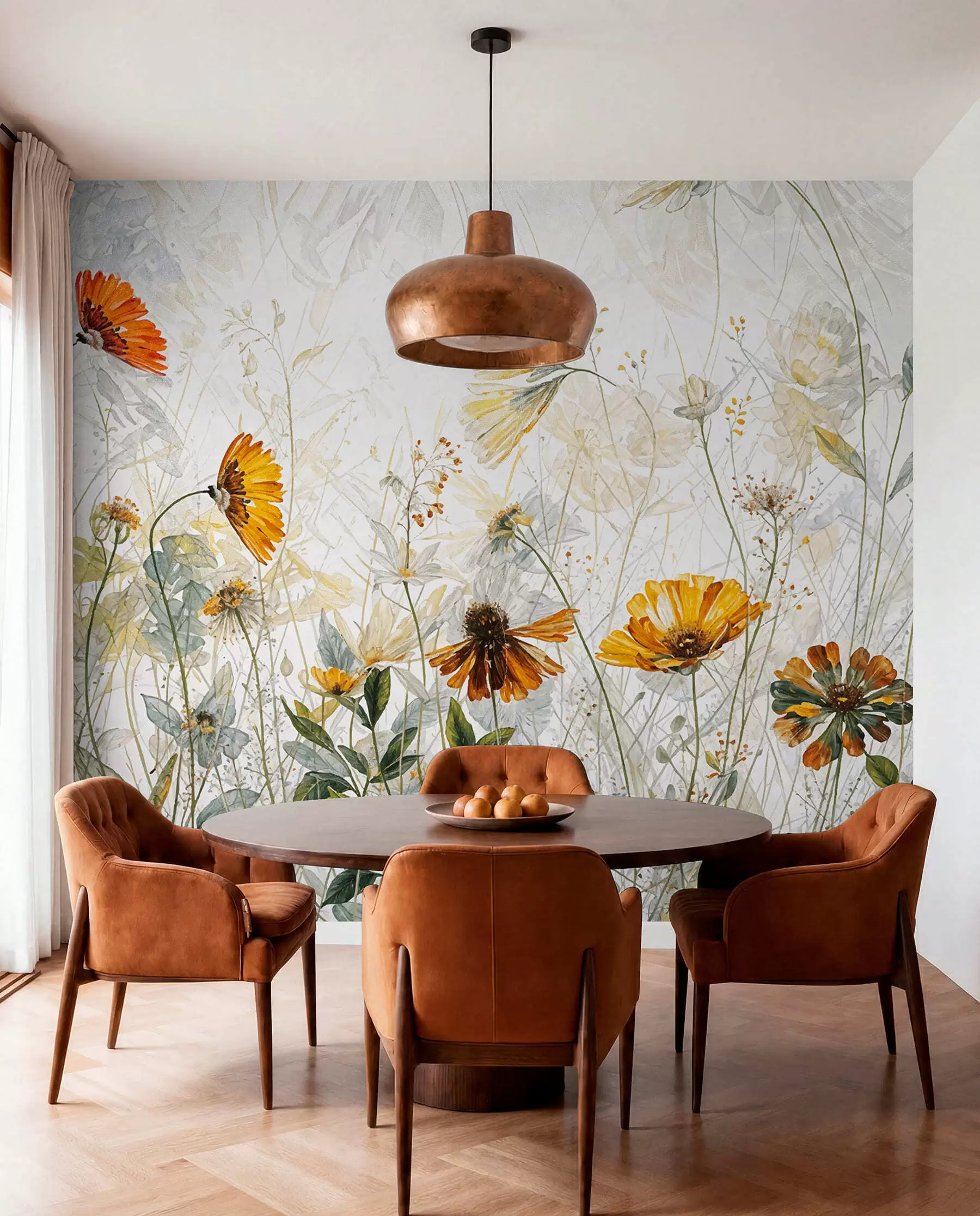 murales de pared Amapolas al sol w00708