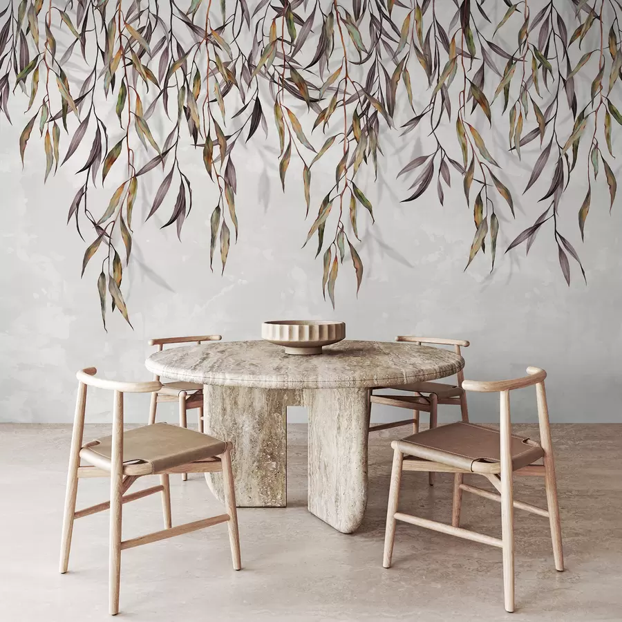 murales de pared Hojas colgantes w00845v1