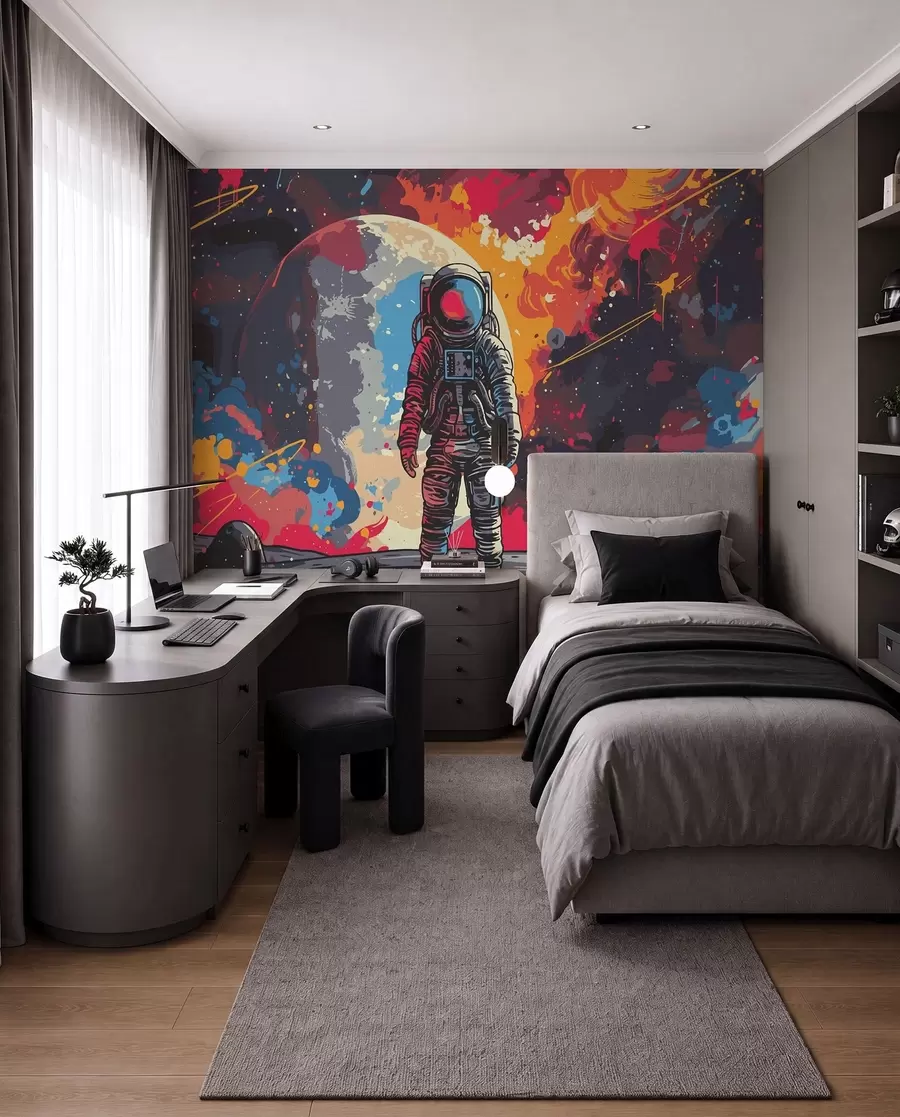 murales de pared Astronauta w08201