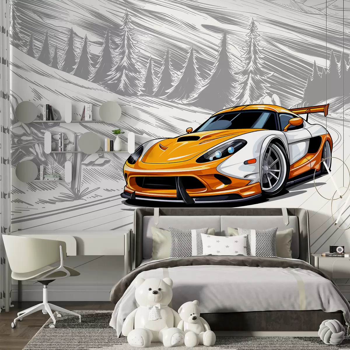 murales de pared Juego y libertad w00954