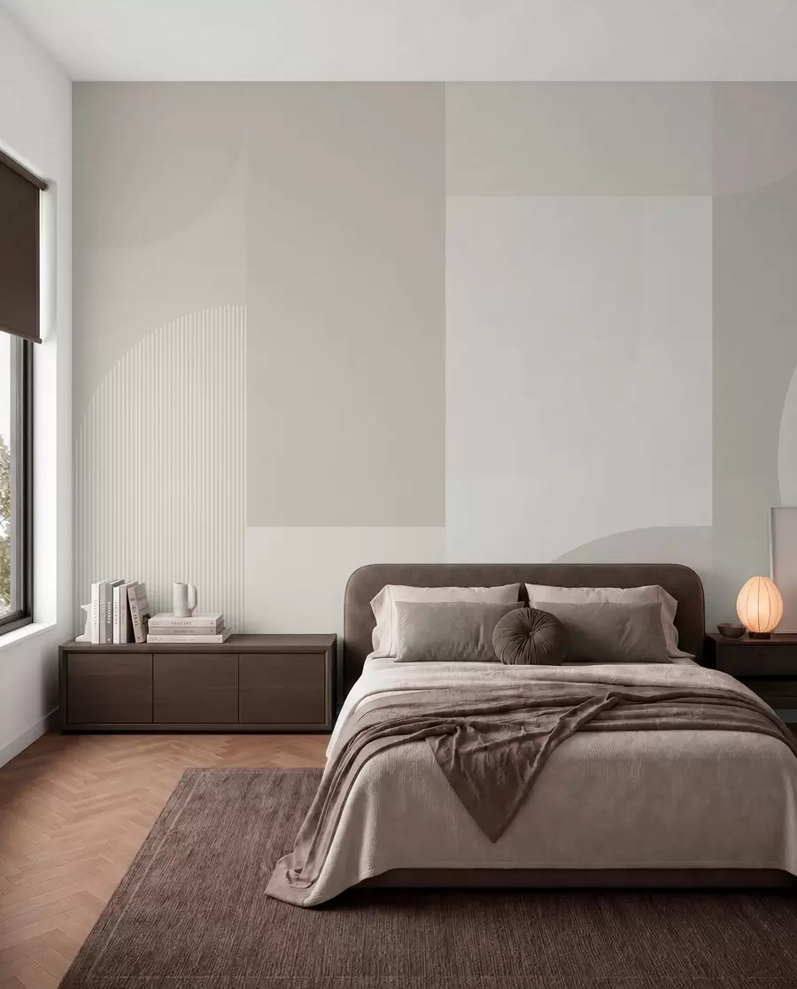 murales de pared Minimalismo de geometría elegante w01500v3