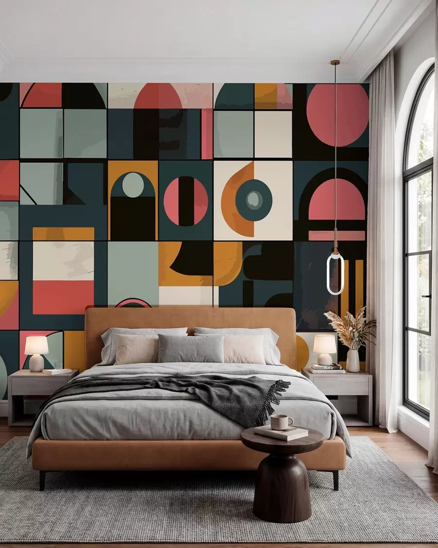 murales de pared Estilo Bahaus w01075