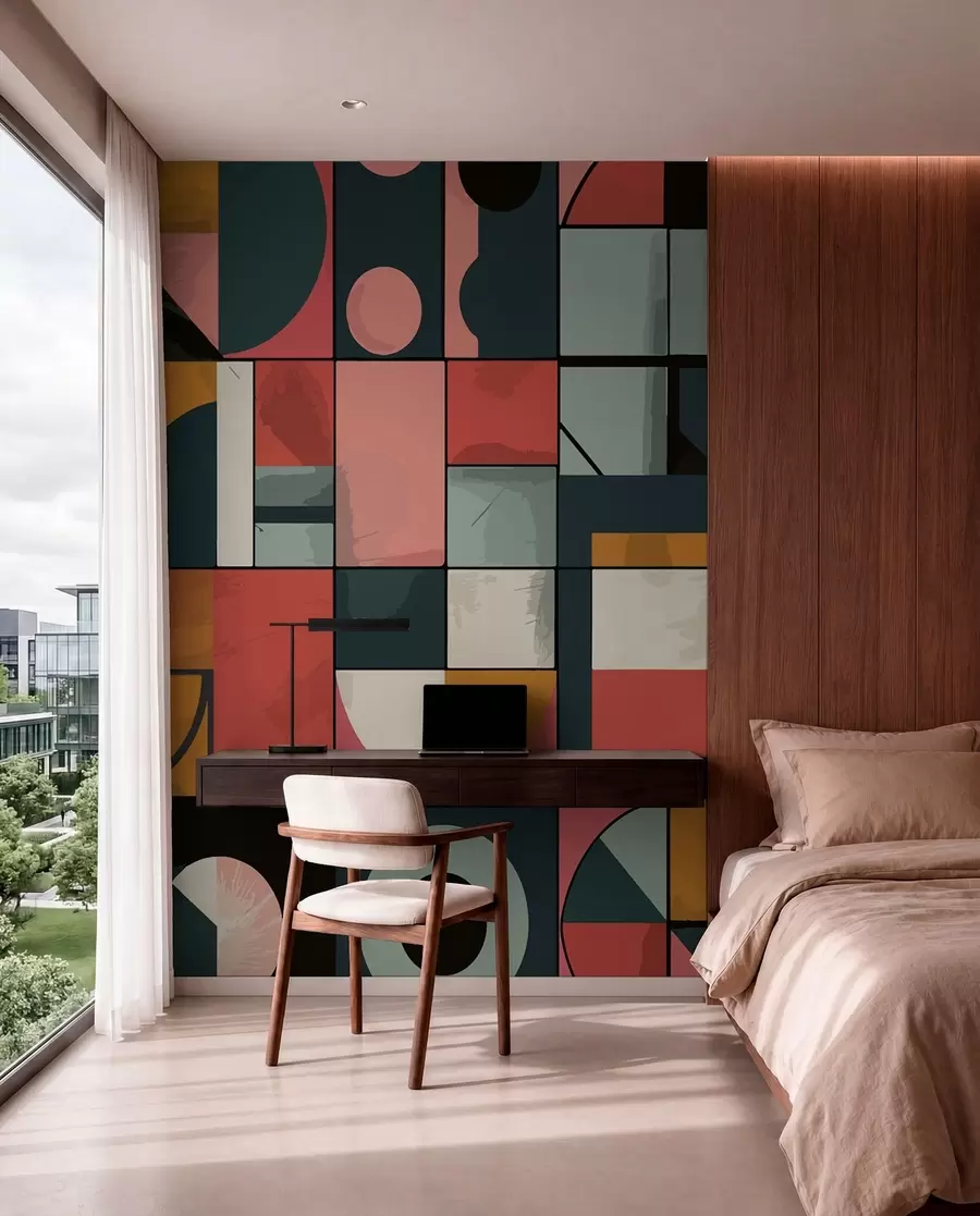 murales de pared Estilo Bahaus w01075