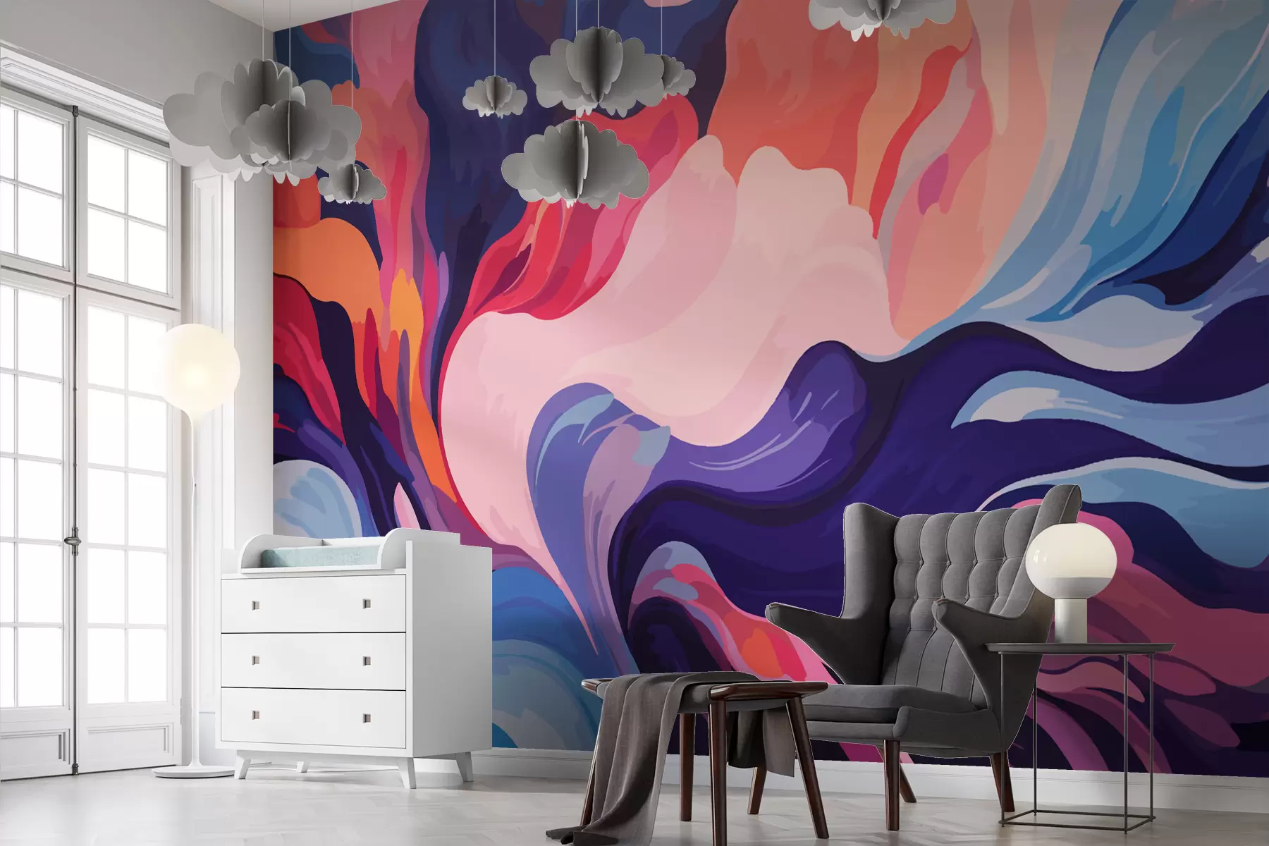 murales de pared Abstracción w01115