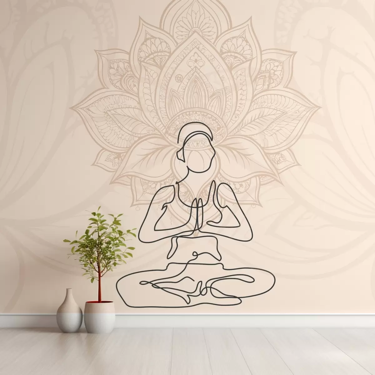 murales de pared Calma meditativa w01992