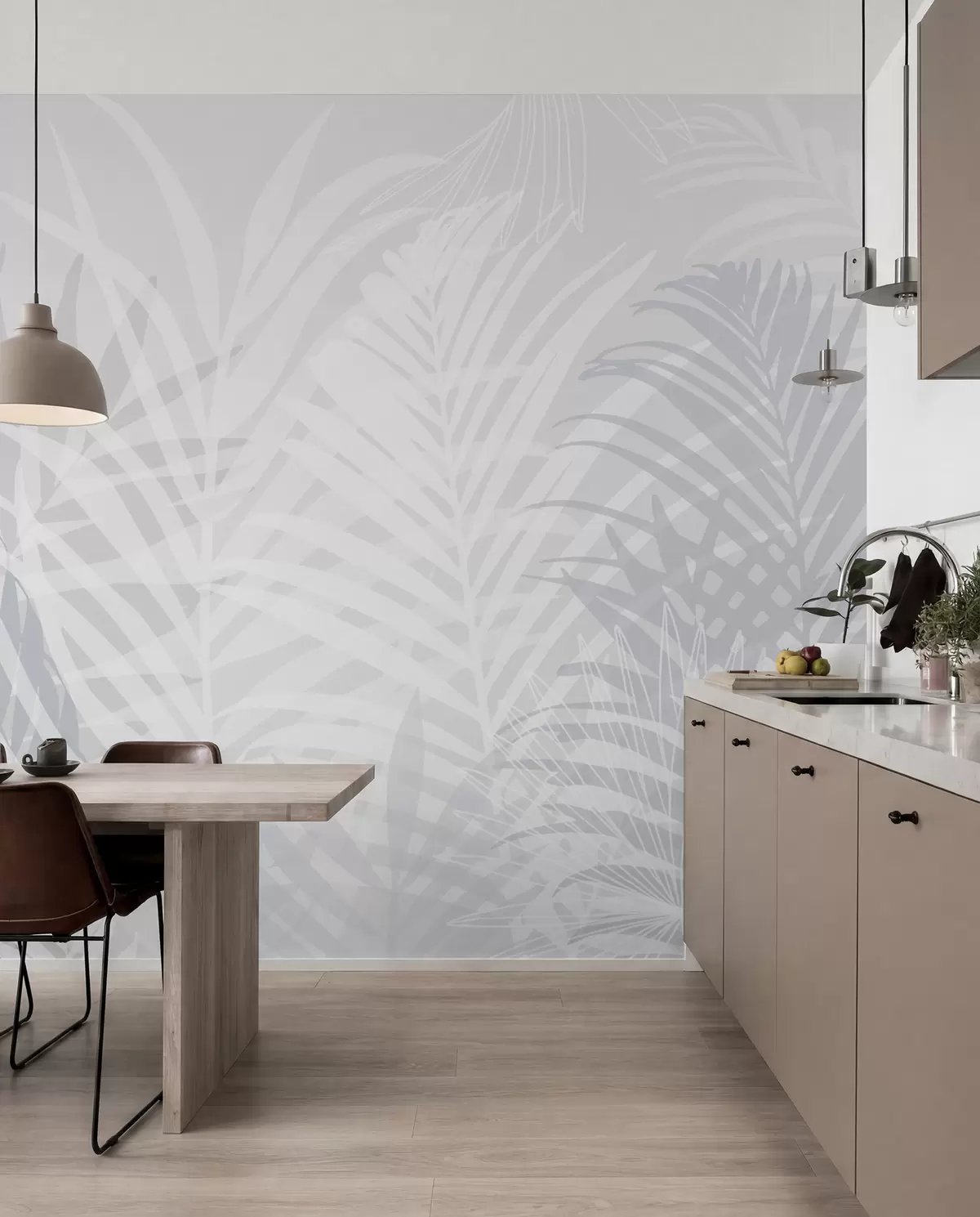 murales de pared Sombras de palmeras — Hielo w02026v3
