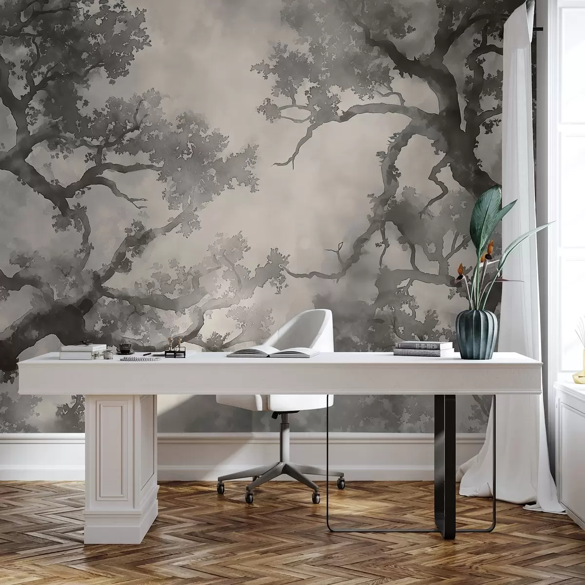 murales de pared Ramas que alcanzan el cielo w01183