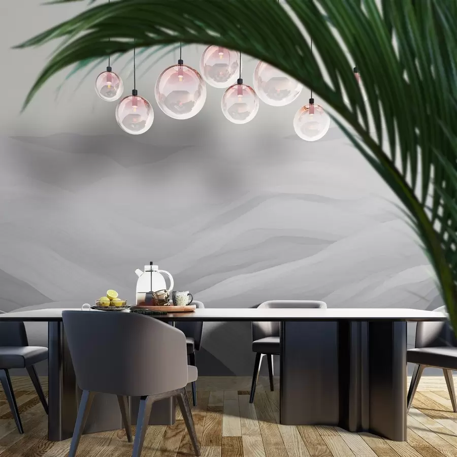 murales de pared Montañas de niebla w02034