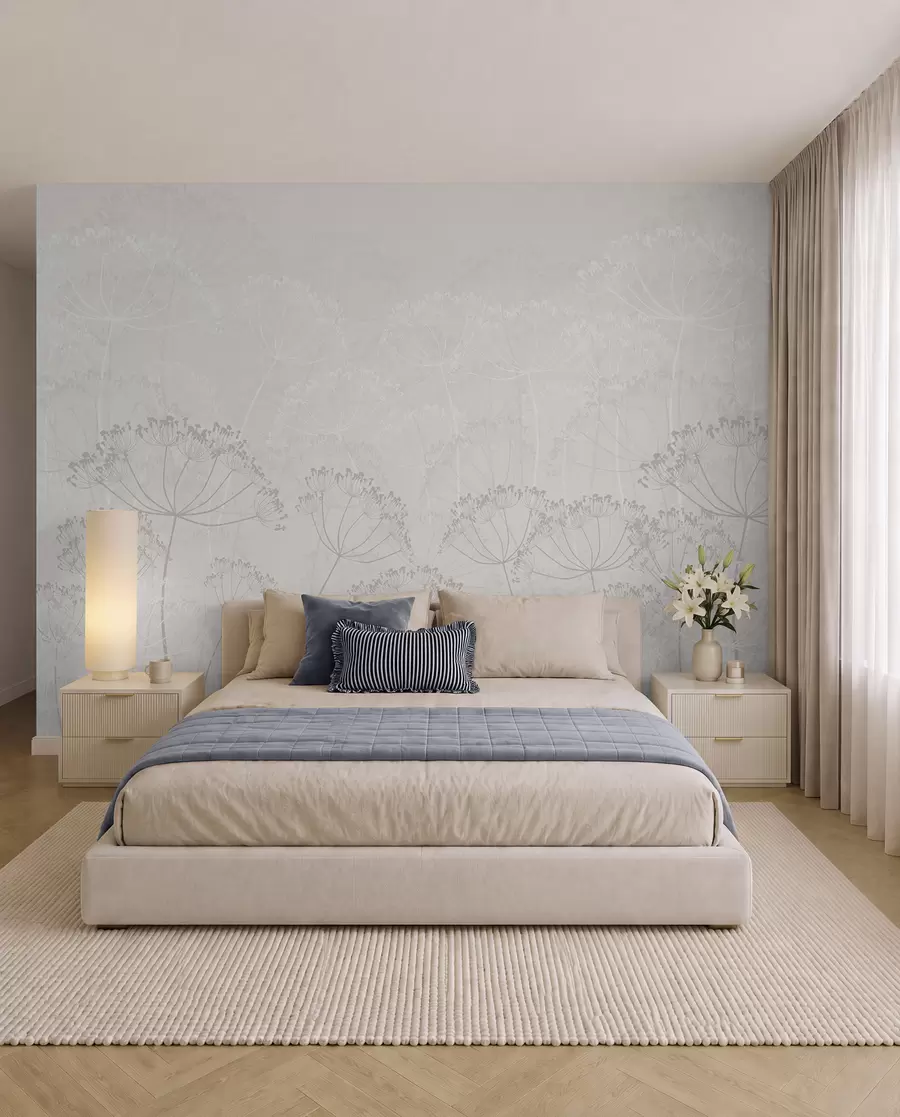 murales de pared Plantas frágiles minimalismo w02105v3