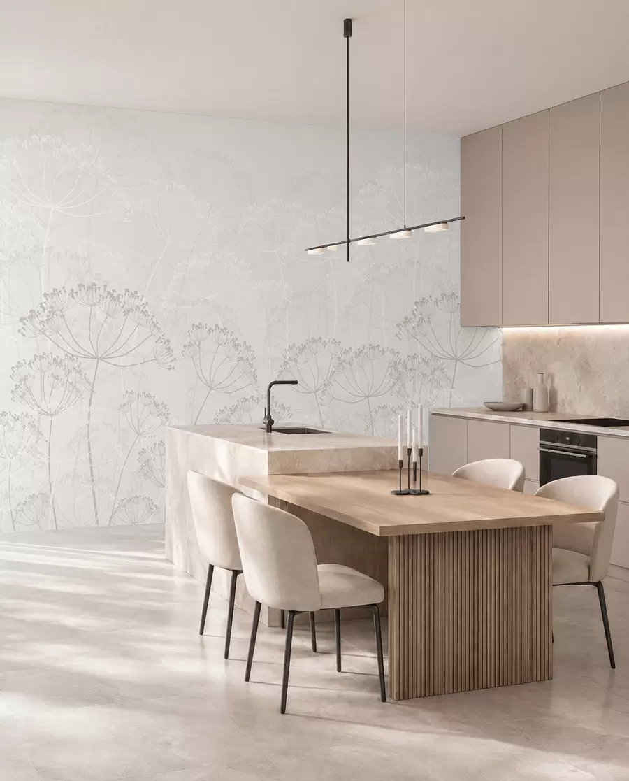 murales de pared Plantas frágiles minimalismo w02105v3
