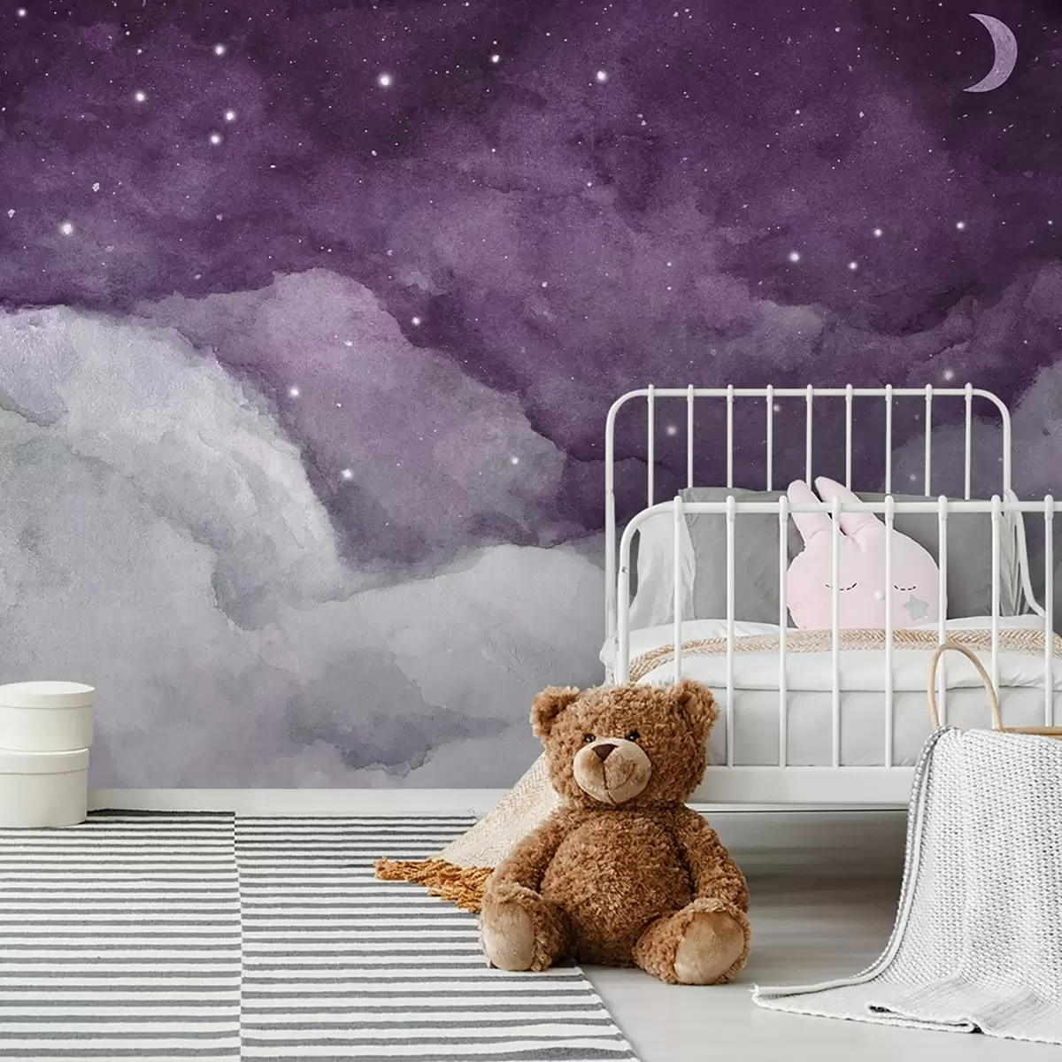 murales de pared Susurros de la noche en tonos suaves u96076v3