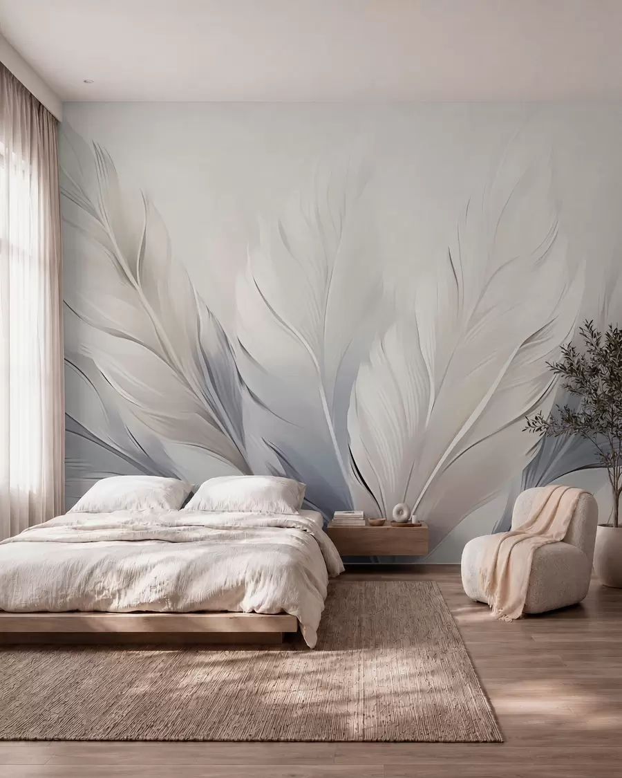 murales de pared Plumas ligeras w02213