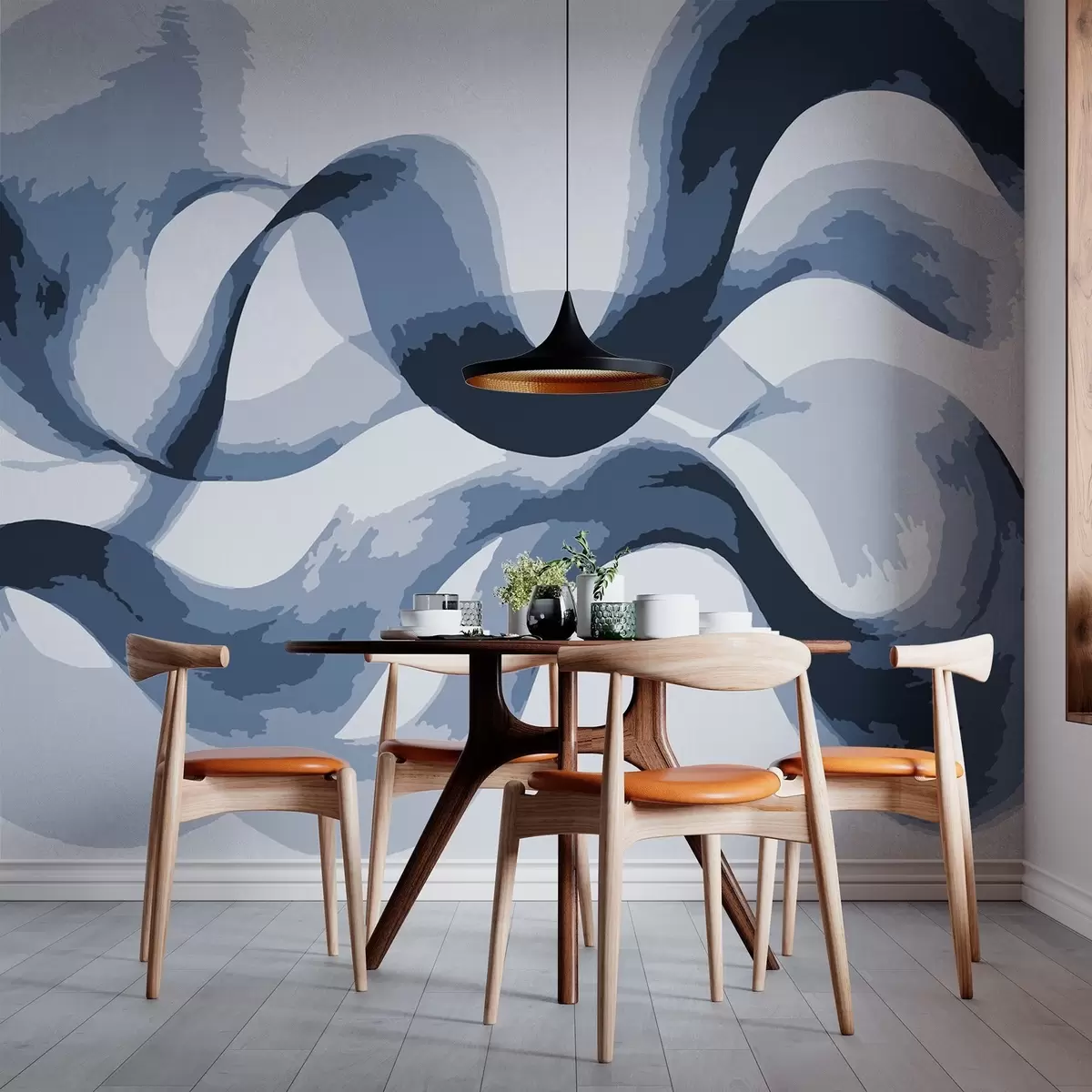 Murales de pared Ondas abstractas w02304v1 murales de pared Ondas abstractas w02304v1