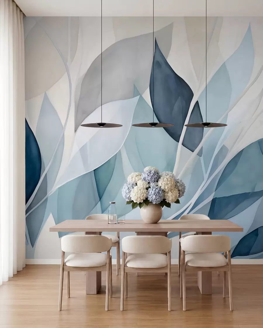 murales de pared Hojas abstractas w02701