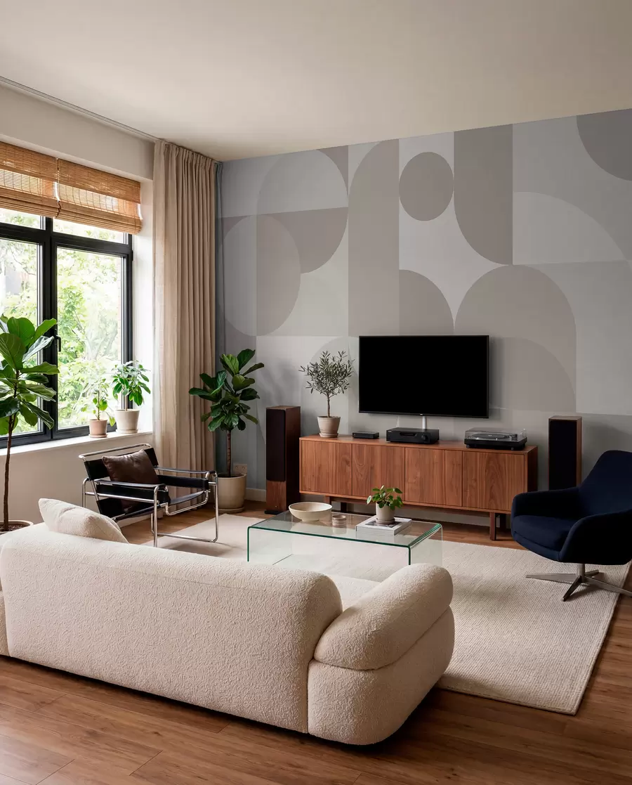 murales de pared Elegante tendencia geométrica w03058