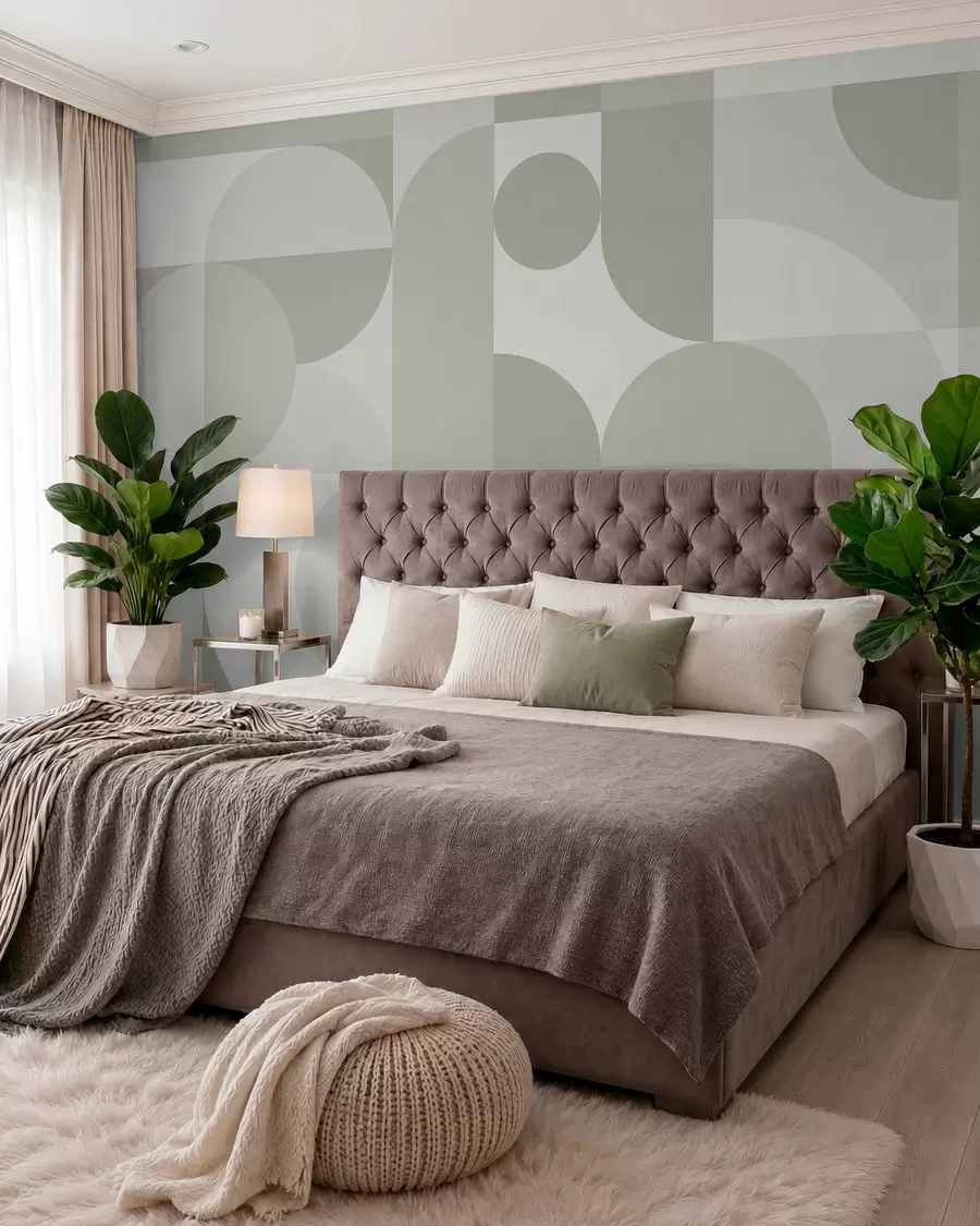 murales de pared Elegante tendencia geométrica w03058v2
