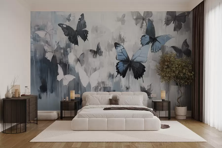 murales de pared Mariposas abstractas w08924