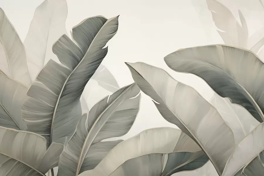 murales de pared Hojas tropicales w03427