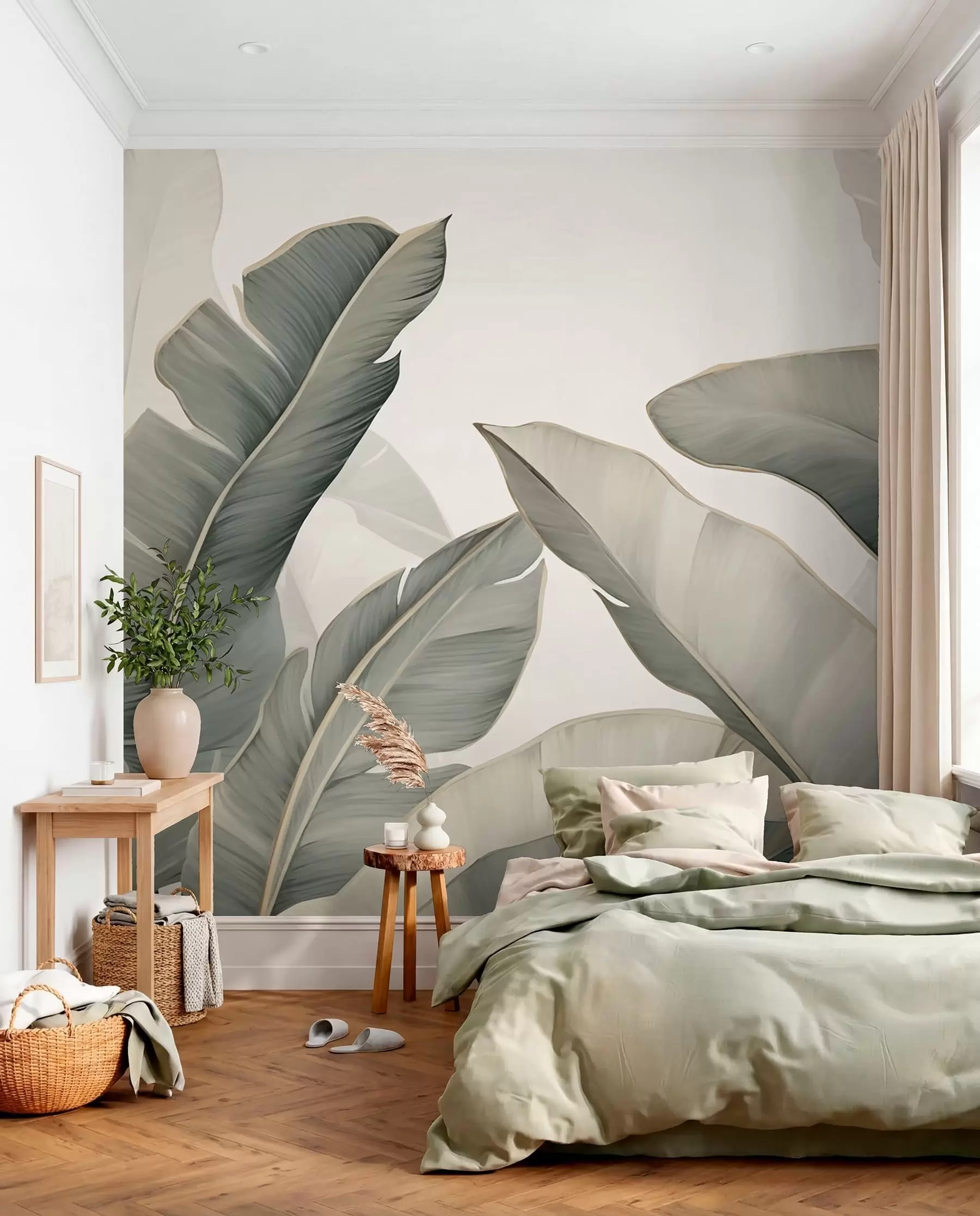 murales de pared Hojas tropicales w03427