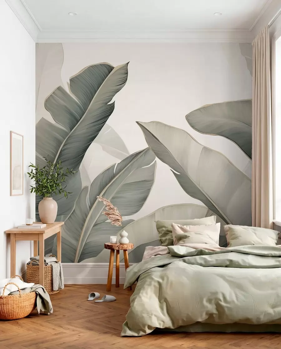 murales de pared Hojas tropicales w03427