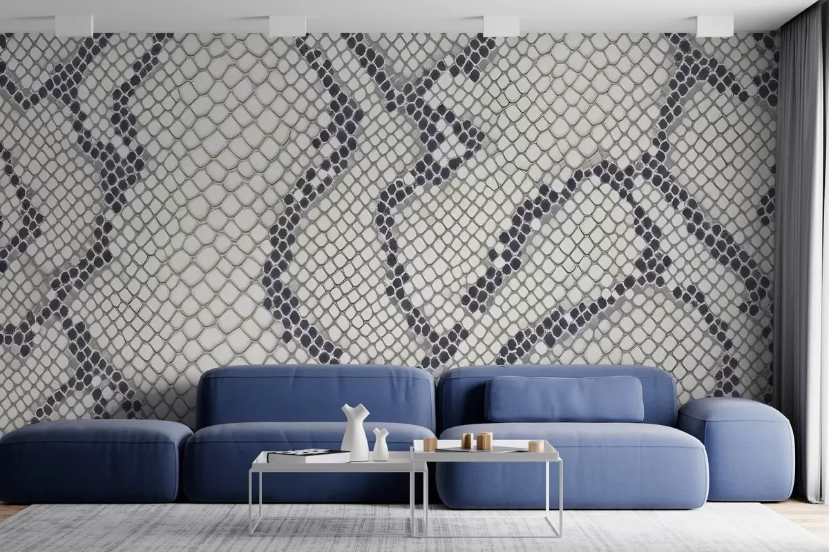 murales de pared Imitación de piel de serpiente con pintura w03830