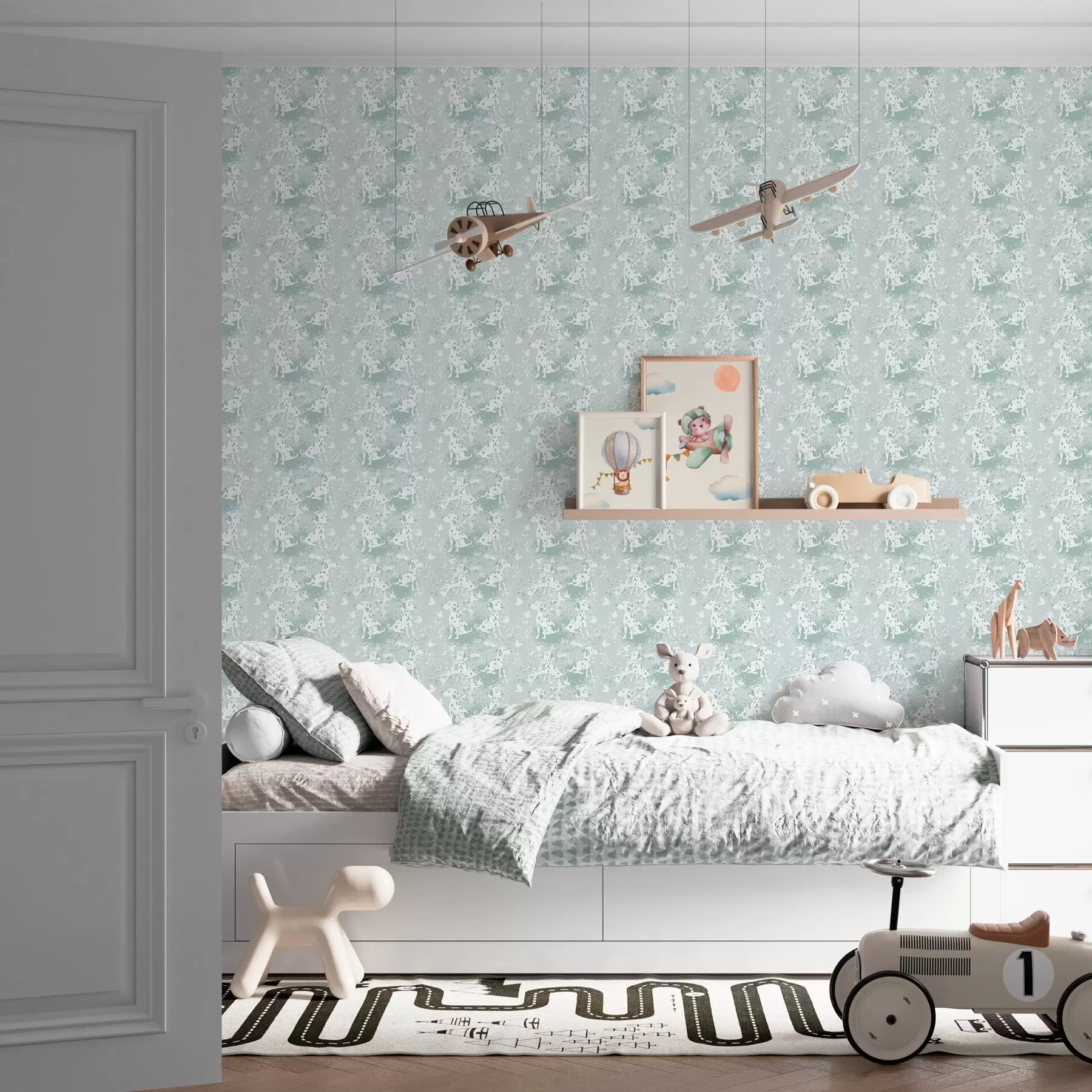 murales de pared Alegres dálmatas a00122v2