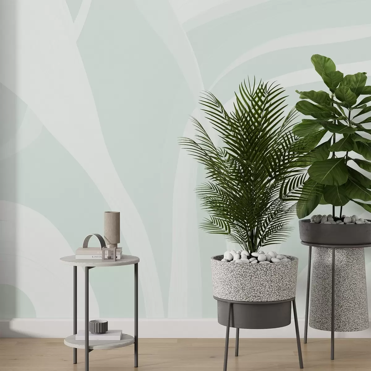 murales de pared Líneas suaves w04041v2