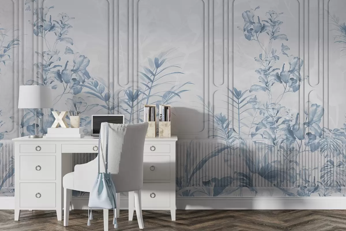 murales de pared Plantas en paneles w04133v1