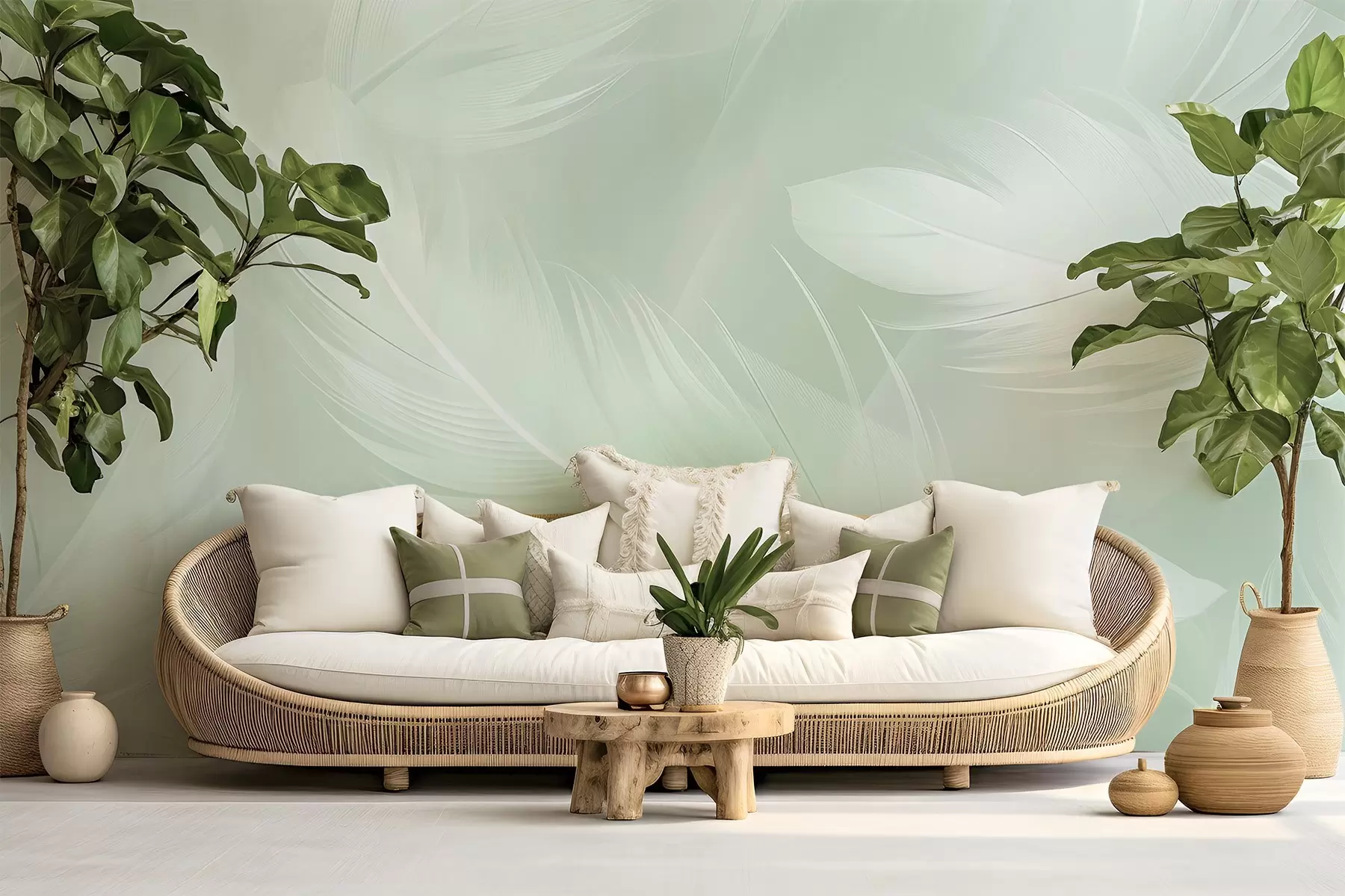 murales de pared Plumas w04182