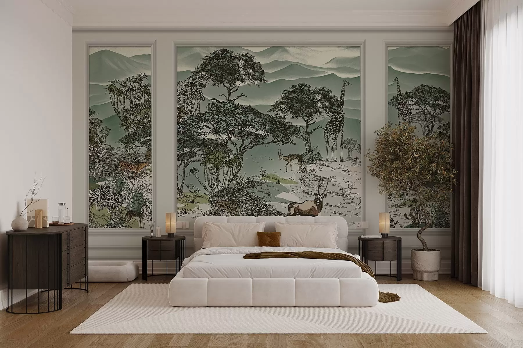 murales de pared Animales africanos w09230